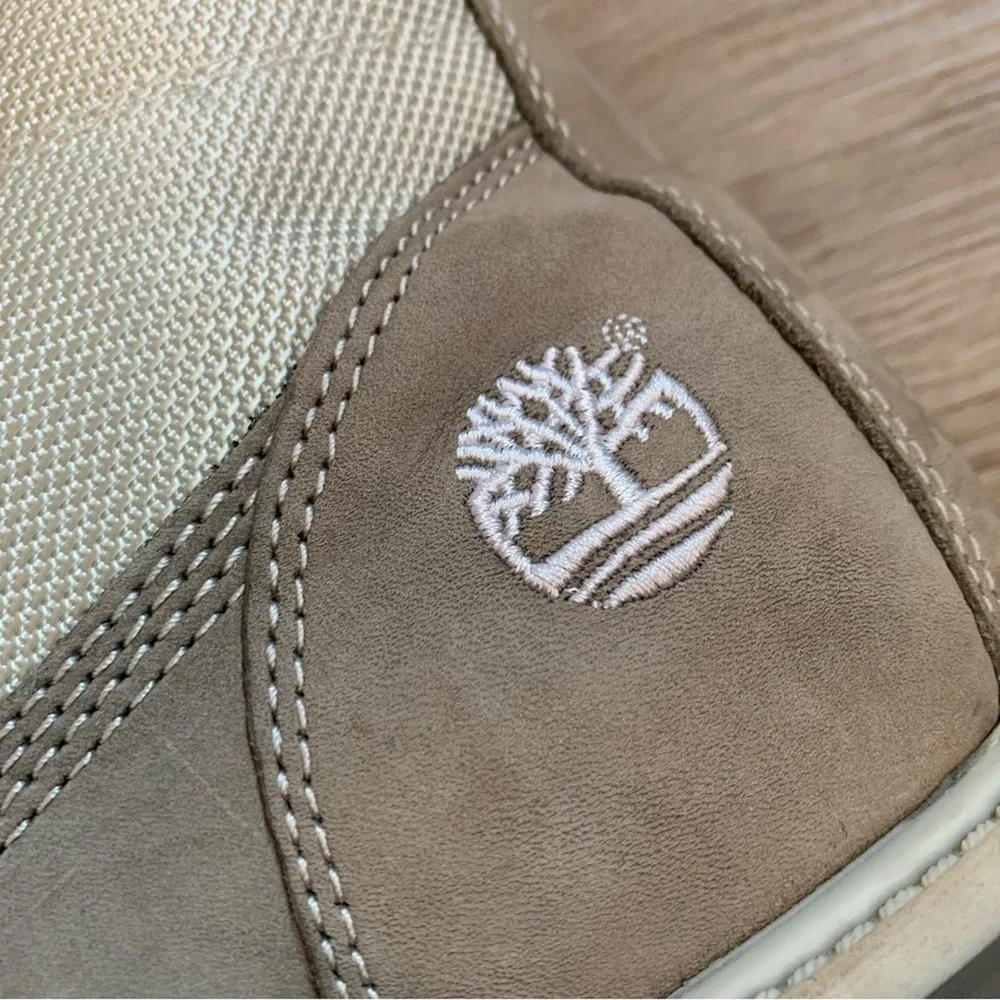 Timberland | men's lace up workboot size 12 light brown Premium Leather
